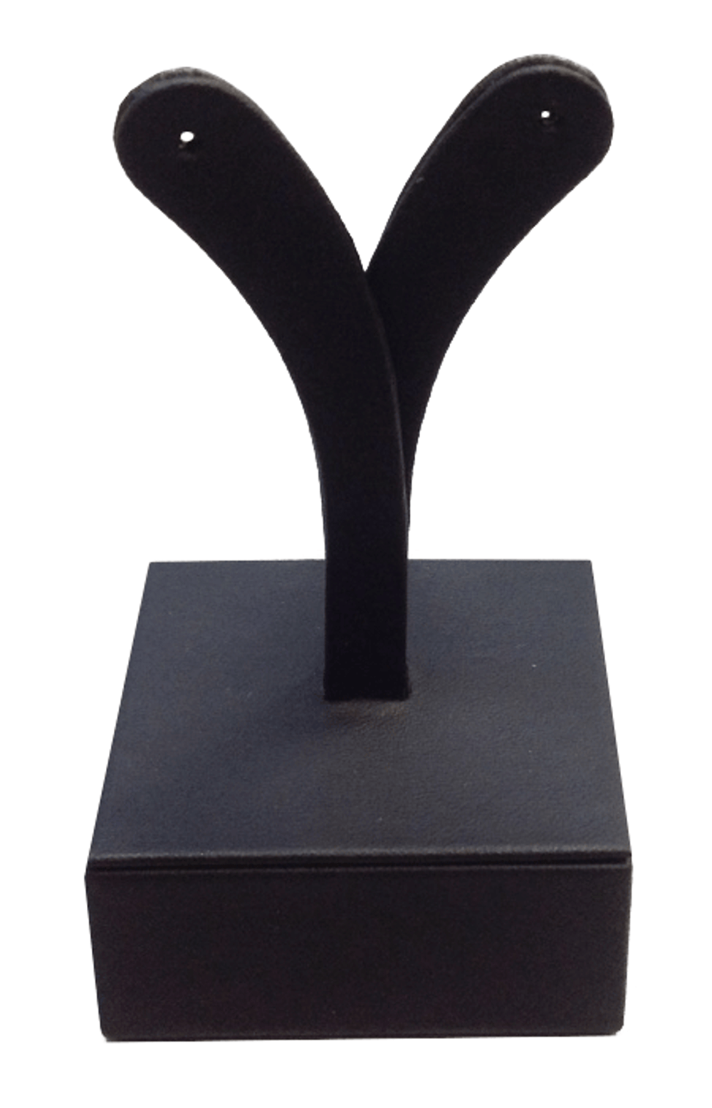 Подставка для серег/ушки/2 отверстия/квадратное основание/Н-90 мм.