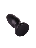 Чёрная овальная пробочка на ножке - 11,5 см. (Цвет: черный)