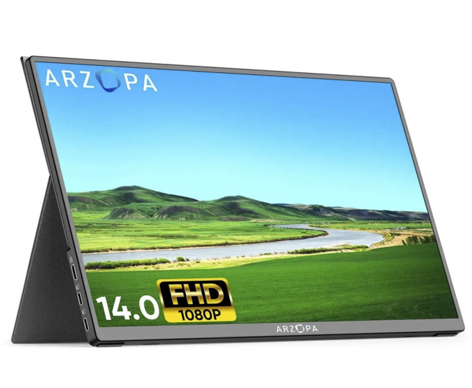 14" Портативный монитор Arzopa A1 Gamut Slim FHD IPS 1920x1080, 60 Гц (Без БП)
