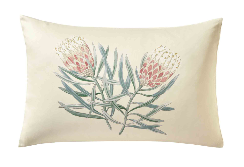 Постельное белье 2 спальное евро Blanc des Vosges Esquisse Sauge