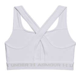 ТОП теннисный Under Armour Crossback Mid Bra - белый