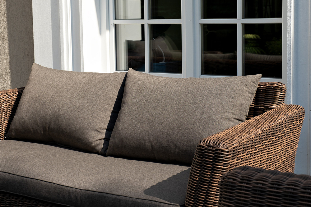 "Капучино Сингл" лаунж-зона из искусственного ротанга, цвет коричневый