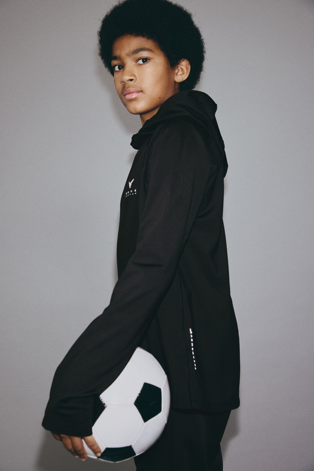 H&M Спортивная толстовка с капюшоном технология ThermoMove™, черный