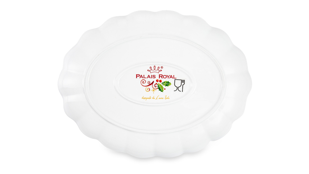 Блюдо 28х22см Lamart Palais Royal Рождественная Омела