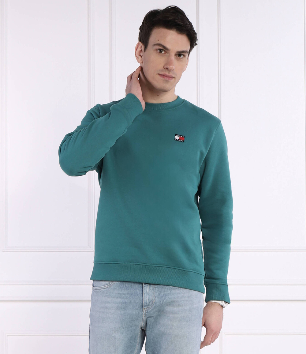Худи badge crew ext Tommy Jeans - морской(DM0DM17986)