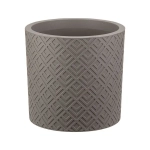 Кашпо ЭТНА D200мм 3,4л с вставкой французcкий серый (комплект 12 шт)