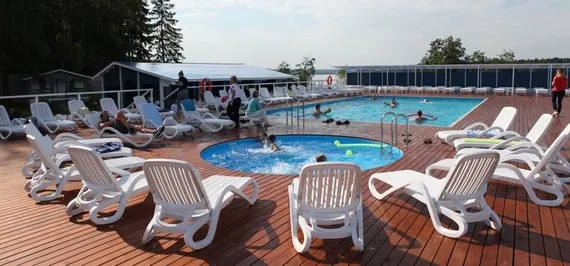 Шезлонг Eden белый