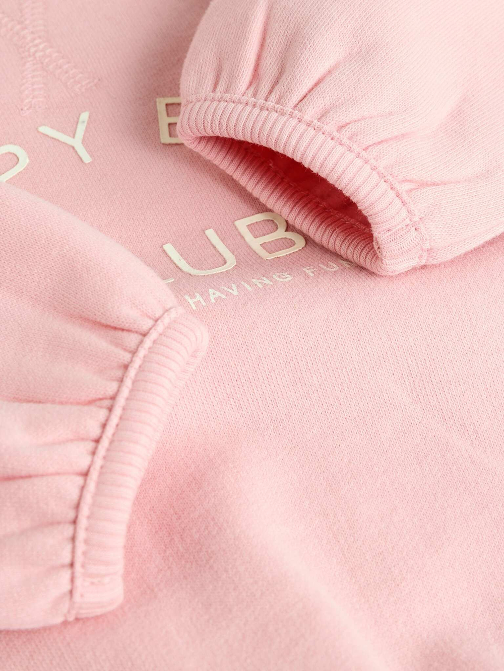 Свитшот и легинсы в комплекте для малышей Next AA6-493, Розовый, Песочный