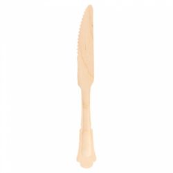 Нож одноразовый "Классика" 20,4 см, 100 шт, дерево, Garcia de PouИспания