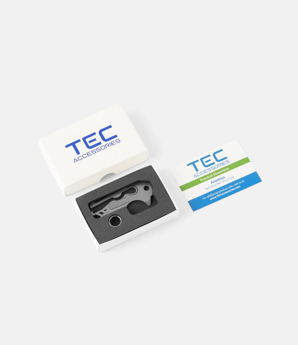 TEC Artemus Split Ring Plier Micro-tool — мультитул из титана