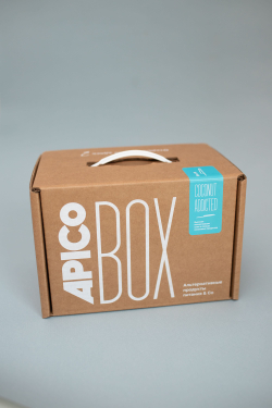 Набор продукты питания из кокоса APICO BOX №4 "Coconut Addicted", подарочный набор из 7-ми продуктов на основе кокоса, новогодний подарок