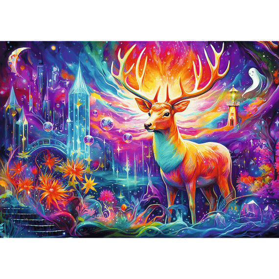 Pazl / Пазлы / Puzzles - "1000" - DreamScapes: Mystical Deer
