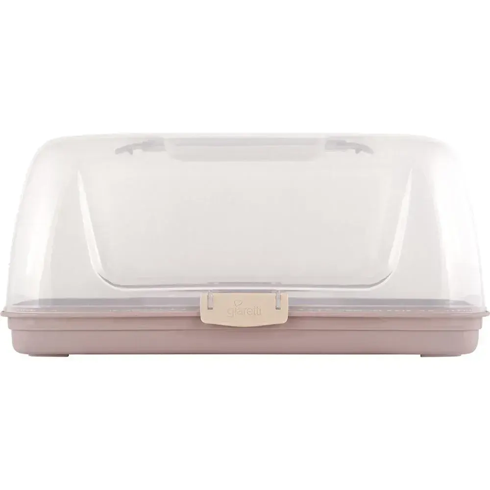 Хлебница Sugar&Spice Barberry с защелками и ручкой 35x20x16см латте