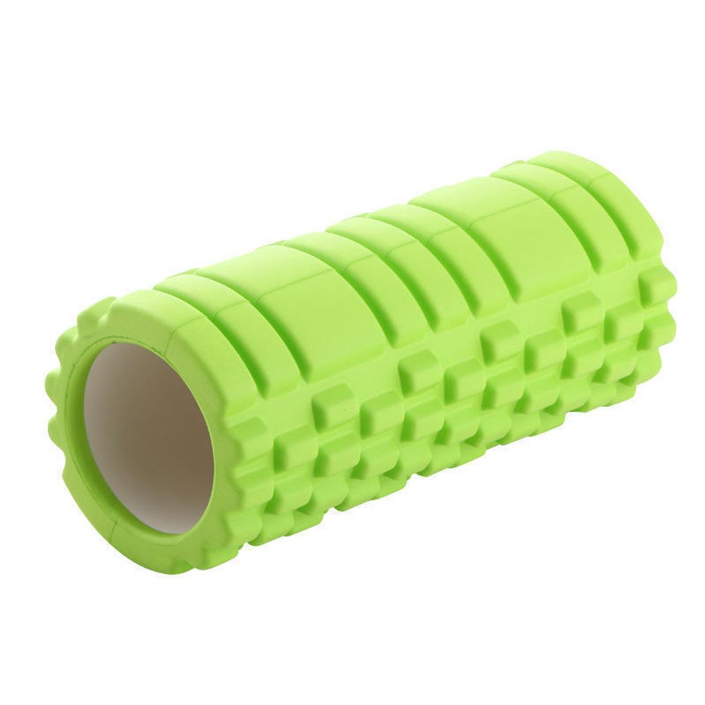 Ролик массажный для йоги MARK19 Yoga 3310 30x10 см зелёный