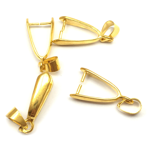 Бейл для кулона 19х4 мм, под золото