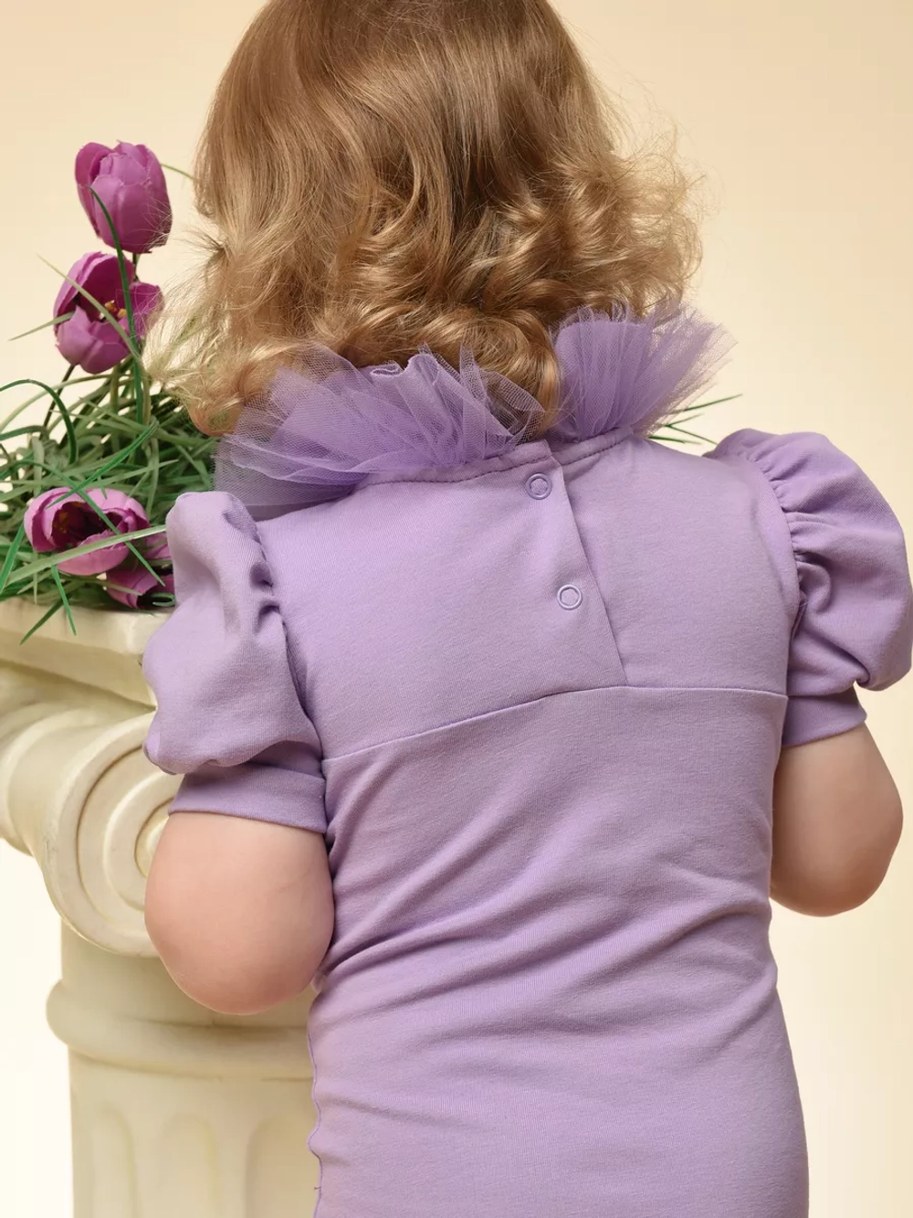 Боди с декоративным воротничком