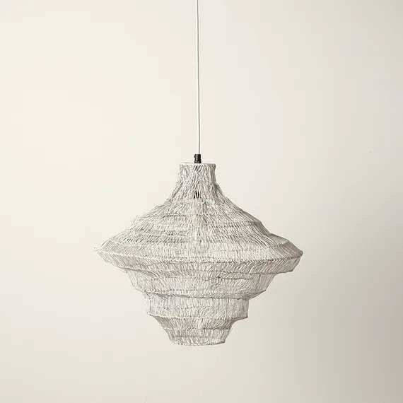 Светильник подвесной vinger, D45х50 см, бежевый