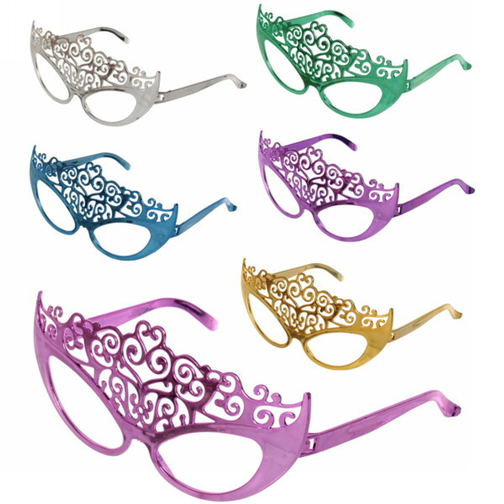Очки карнавальные «Королевская вечеринка», микс
