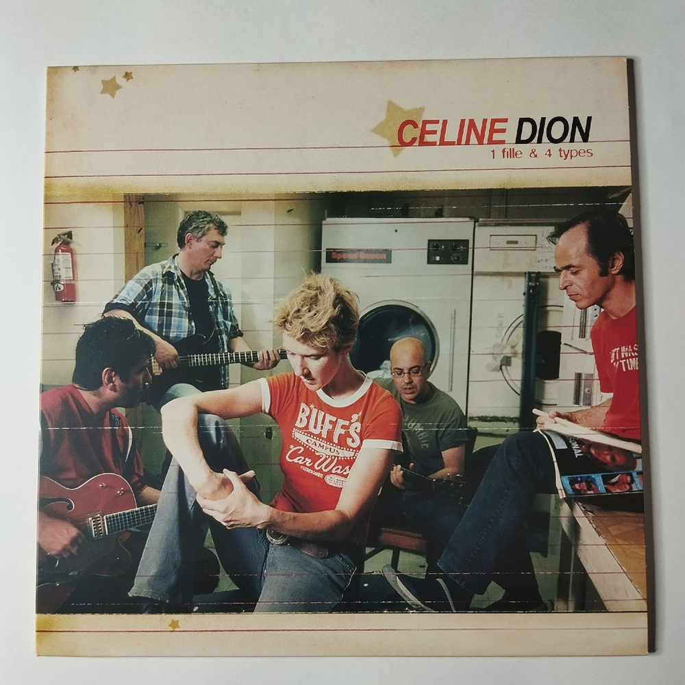 Винтажная виниловая пластинка LP Celine Dion 1 Fille and 4 Types (EU 2017)