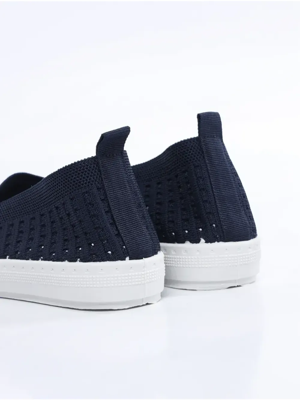 Мокасины летние текстильные