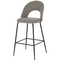 Полубарный стул Mahalia 63 см светло-серый