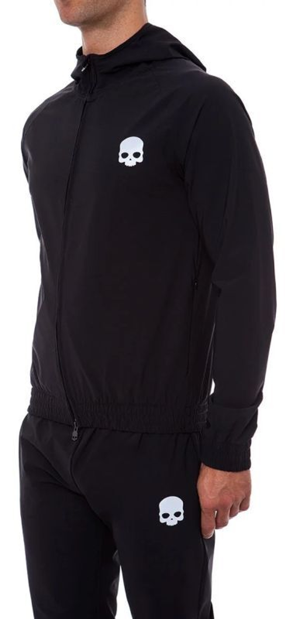 Куртка теннисная Hydrogen Tech FZ Sweatshirt Skull Man - black
