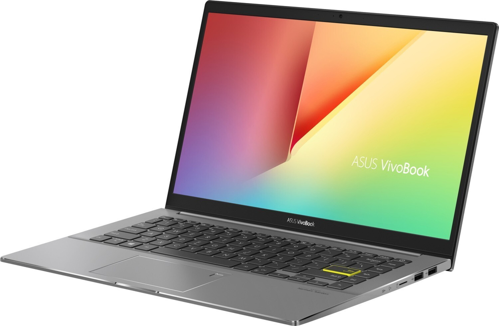 Ноутбук ASUS VivoBook S14 S433EA-AM213T (90NB0RL4-M03450) Intel Core i7 1165G7/16384 Mb/14; Full HD 1920x1080/512 Gb SSD/Intel Iris Xe Graphic/Windows 10 Home/серый