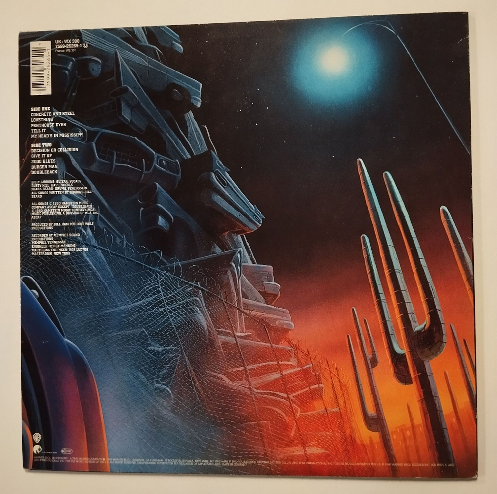 Винтажная виниловая пластинка LP ZZ Top Recycler (Germany 1990)