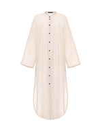 Платье-рубашка из батиста