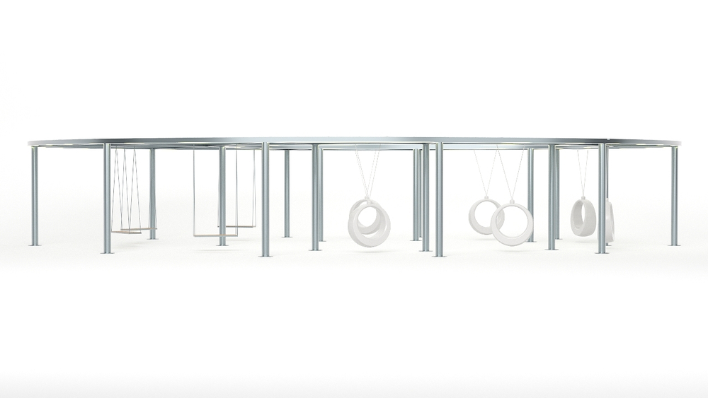 Навес с качелями Ring SK00164