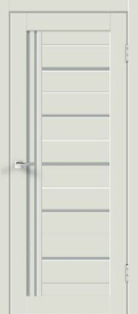 Межкомнатная дверь Velldoris XLine 17 PO Мателюкс Эмалит светло-серый