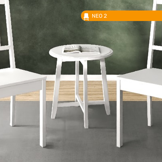 Стол журнальный NEO 2, цвет белый матовый