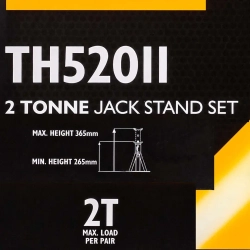Подставка ремонтная с упорной пятой 2т (h min 265mm, h max 365mm) JCB JCB-TH52011