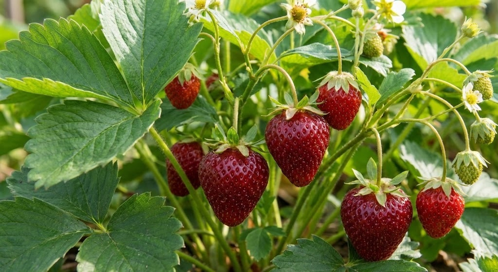 Рассада земляники садовой (клубники) «Монтерей» (Ремонтантная, сладкая)