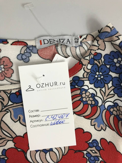 Блуза DENIZA с цветочным принтом 42 размер, новая