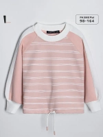 Розовый свитшот для девочки в школу