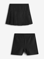 Юбка и шорты-велосипедки в комплекте для девочки Next Q76-892, Черный