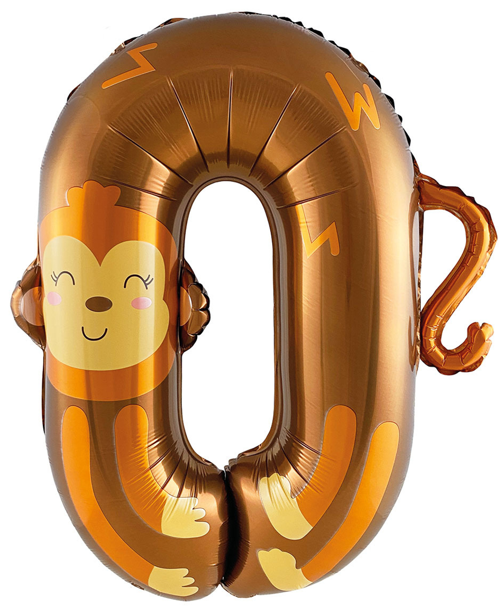 Фольгированные цифры «Зоопарк», 102 см