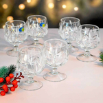 Набор рюмок 150г камыши хрусталь