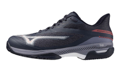 Теннисные кроссовки Mizuno Wave Exceed Court CC - odyssey gray/white/blue granite