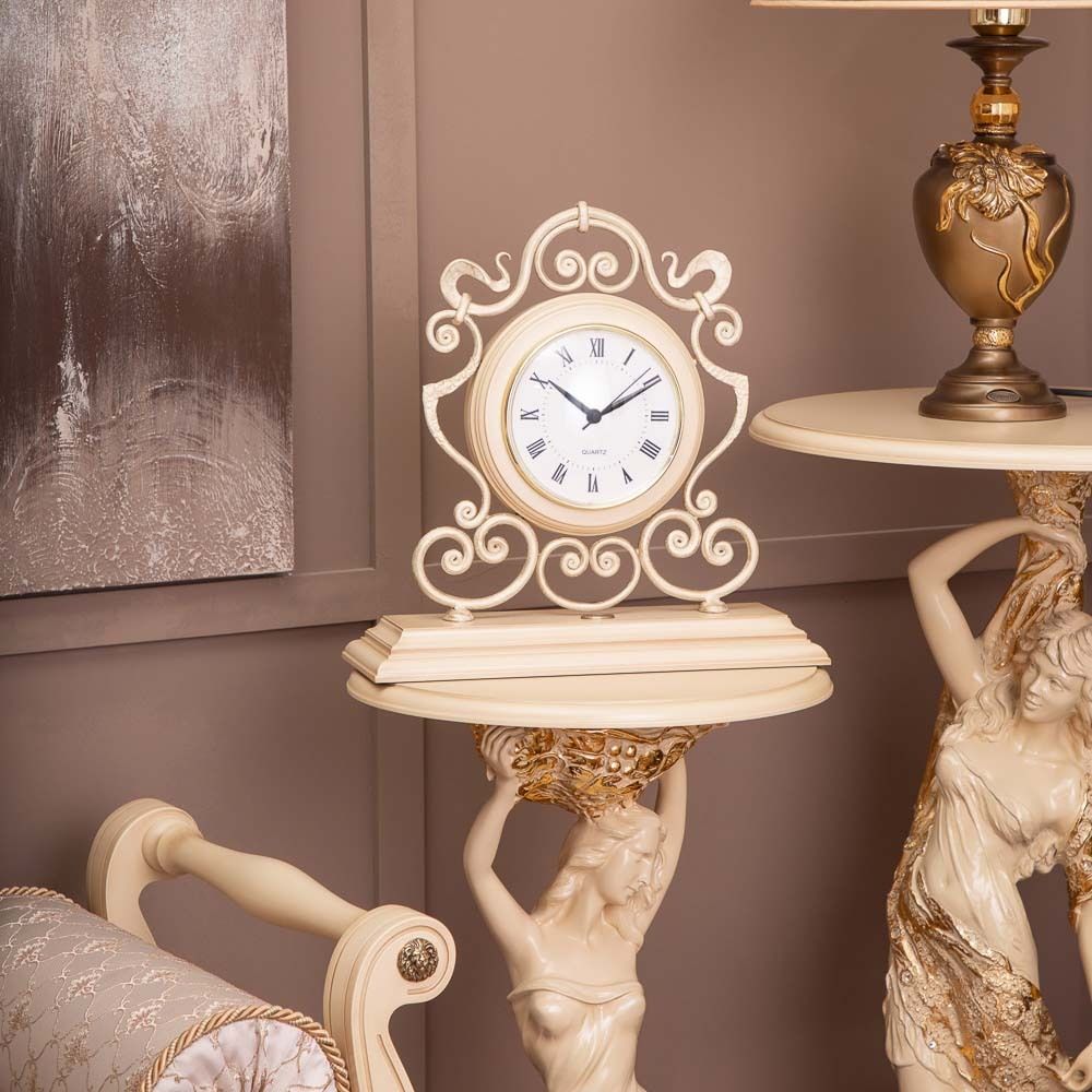 Часы настольные Аделаида Айвори