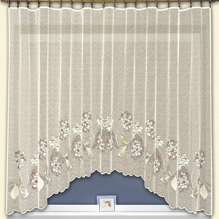 Занавеска "Ф. 38050" цвет бежевый, Польша.