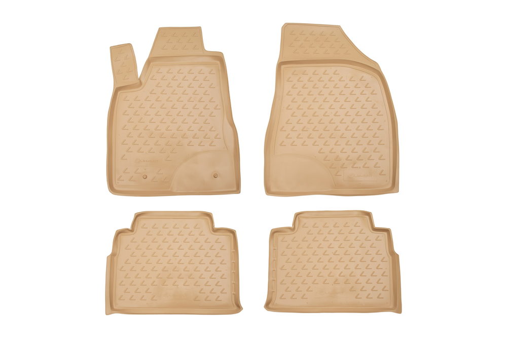 Коврики в салон для LEXUS RX350 2003-2009, 4 шт. (полиуретан, бежевые) NLC.29.09.212