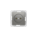 ATLASDESIGN РОЗЕТКА без заземления без шторок, 16А, мех., быстрозажим. клем., СТАЛЬ
