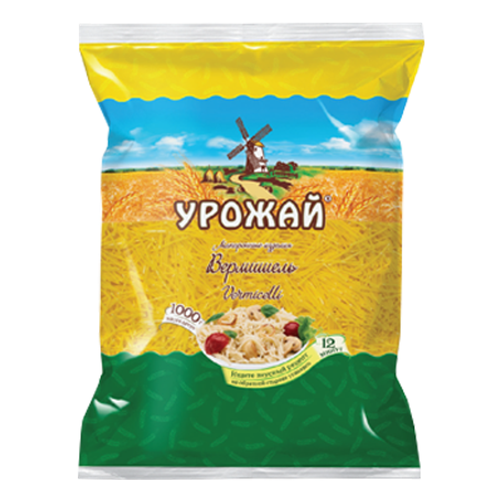 Вермишель короткая Урожай 1кг