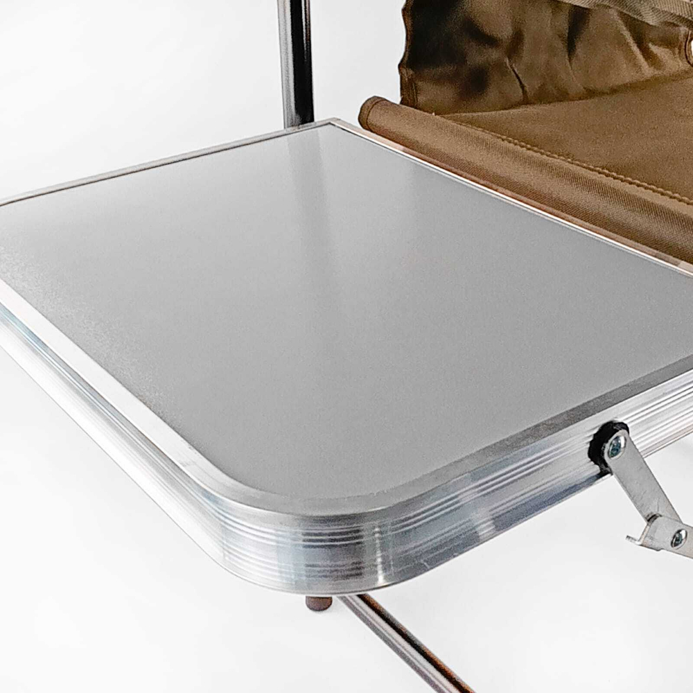 Кресло "Большой Улов" со столиком стальное