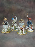 Статуэтка. Фарфор. Времена года. Capodimonte. Италия