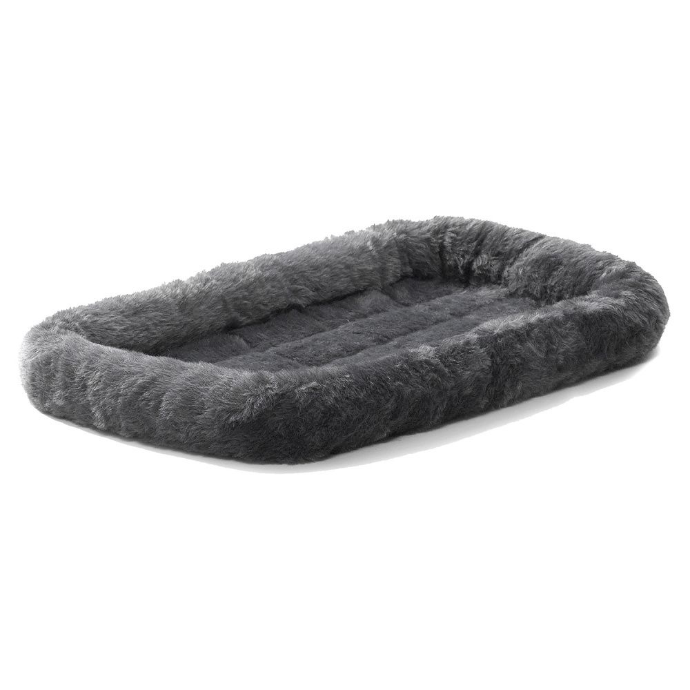 MidWest лежанка Pet Bed меховая серая (59х48 см)