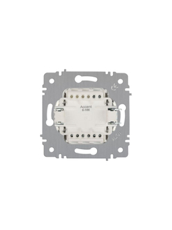 Выключатель 3-кл. СП Accent 6-106-01 10А IP20 250В AL/CU бел. Intro Б0063531