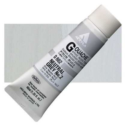 Holbein Acrylic Gouache 40 мл. 862 [А] Neutral Grey #2
